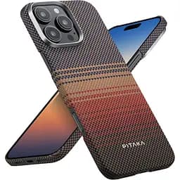 Оригінальний протиударний чохол для iPhone 16 Pro Pitaka Tactile Woven Case Sunset (KI1601SU)