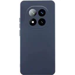 Чохол TPU Getman Liquid Silk Full Camera для Xiaomi Redmi Note 14 Pro+ 5G Синій / Midnight blue