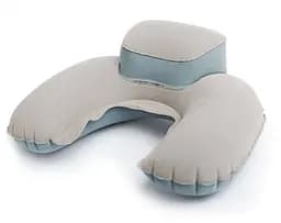 Подушка для путешествий надувная с подголовником Серый, 3шт. (954-02-3p)