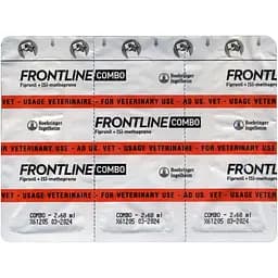 Краплі Boehringer Ingelheim Frontline Combo від бліх та кліщів для собак 20-40 кг 8.04 мл (3 шт. х 2.68 мл) (159919) - мініатюра 4