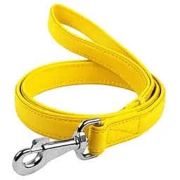 Повідець для собак шкіряний Waudog Glamour S Ш 18 мм Дл 122 см (2033738000002)