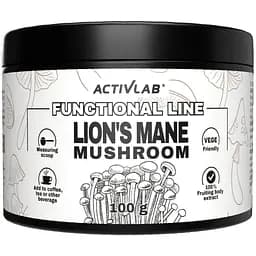 Їжовик Гребінчастий ActivLab Lion's Mane Mushroom, 100 грам