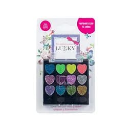 Дитячий крем-тіні для повік з блискітками Lukky T18929 з аплікатором