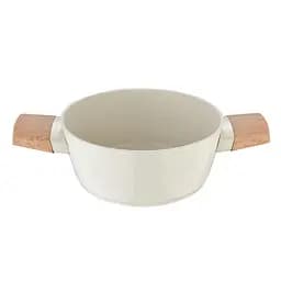 Каструля Bergner Naturally з кришкою 20 см 2.4 л кремова (BG-34745-CR) - мініатюра 3