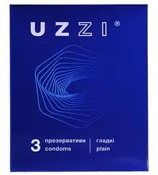 Презервативи Uzzi гладкі 72 шт. (24 пачки по 3 шт.)(4820234160020) - мініатюра 2