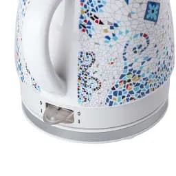 Електрочайник керамічний SOKANY SK-09008 дисковий 1.5 л, мозаїка - мініатюра 4