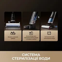Бездротовий миючий пилосос Dreame H14 DUAL 4 в 1 - мініатюра 13