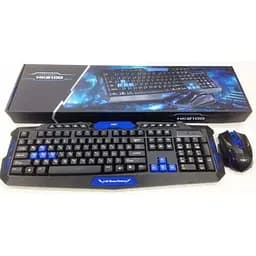Ігрова клавіатура + миша бездротова UKC HK8100 чорна (HK8100_558)
