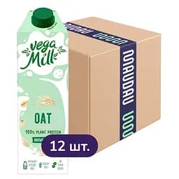 Упаковка вівсяного напою Vega Milk 11.4 л (950 мл х 12 шт.)