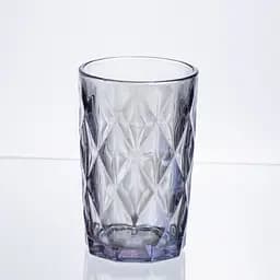 Набір склянок Diamond Blue 6 штук по 300 мл HP-19-276 скляних прозорих склянка для напоїв лимонадів та газованки Yiwu HP-19-276 - мініатюра 3