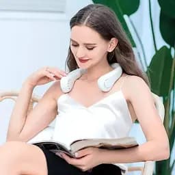Портативний вентилятор обруч на шию Bladeless Neck Cooler 16 годин роботи 3 режими обдування - мініатюра 2