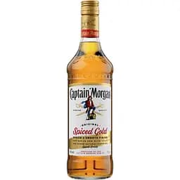 Упаковка ромового напою Captain Morgan Spiced Gold 35% 12 л (1 л х 12 шт.) - мініатюра 6