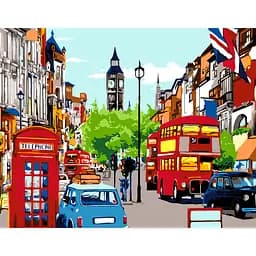 Картина за номерами Rosa Start London Street 35x45 см в коробці