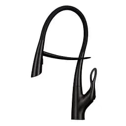 Смеситель для кухни с гибким изливом черный Nett SWB-52 Черный