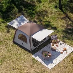 Надувний водонепроникний 3-місний намет Naturehike CNH23ZP12002 (Біжовий) - мініатюра 7
