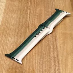Ремінець силіконовий Rainbow для Apple Watch Sport Band 38/40 мм колір 05 розмір L - мініатюра 2