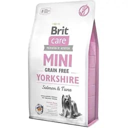 Cухий корм для собак породи йоркширський тер'єр Brit Care Sensitive Grain Free Yorkshire з лососем і тунцем 2 кг