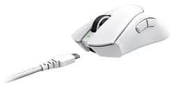 Миша комп'ютерна Razer DeathAdder V3 Pro Wireless White (RZ01-04630200-R3G1) - мініатюра 4