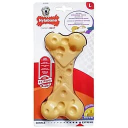 Nylabone Extreme Chew Cheese Bone 17.5x8x4 см сырная косточка жевательная игрушка для собак вкус сыра