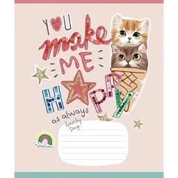 Зошит учнівський "I love you" 012-3295L-3 в лінію, 12 аркушів