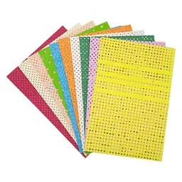 Набір фоамірана 859562 А4, 1,0 мм, 10 аркушів, з дірочками різних фігур