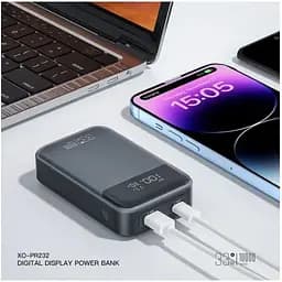 Універсальна мобільна батарея XO PR232 10000 mAh PD 30W + PPS 33W чорний - мініатюра 9