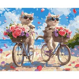 Картина по номерам "Літній велопробіг" KHO6634, 40х50 см