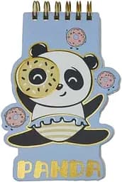 Блокнот на спіралі фігурний Панда, 60 аркушів, 9x13 см (В асортименті)