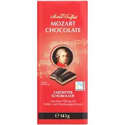 Шоколад чорний Maitre Truffout Моцарт з марципаном і трюфелем 143 г 