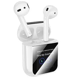 Навушники бездротові Borofone BW86 Brocade true wireless BT headset with touch screen білі - мініатюра 3