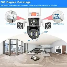 IP камера спостереження AMST Wi-Fi 16 Мп 10-Х ZOOM вулична поворотна - мініатюра 7