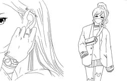Розмальовка Жорж #girls#fashion#manga (Z101067У) - мініатюра 4