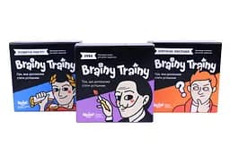 Настольная игра Brainy Trainy Brainy Trainy Воображение + Развитие памяти + Критическое мышление (укр.) (УКР060+2)
