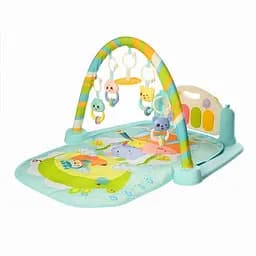 Коврик для новорожденных Limo Toy M 5470 AB дуга с подвесными игрушками, пианино 72 см х 45 см