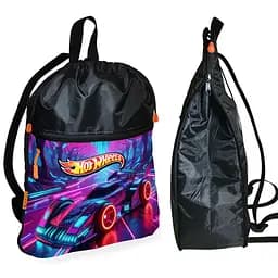 Рюкзак-мешок для школы Хот Вилс "Hot Wheels" детская сумка для обуви и спортивной одежды (01497)