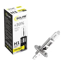 Галогенова лампа Solar H1 12V 55W P14.5s Starlight +30% (1201)