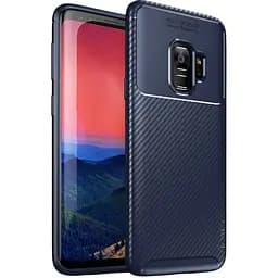 Чехол-накладка iPaky Carbon Fiber Series/Soft TPU Case Samsung Galaxy S9+ Blue