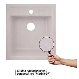 Кухонна мийка Lidz 460x515/200 MAR-07 (LIDZMAR07460515200), Сафари - мініатюра 3