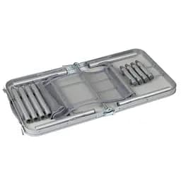 Складний стіл Bo-Camp Premium 80x40 cm Grey (1404411), Сірий - мініатюра 5