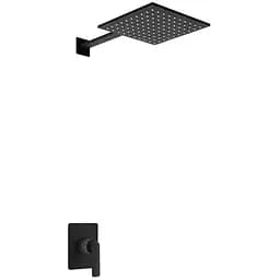 Душова система Kohlman Experience 30 black + BOX прихованого монтажу QW220EBQ30, Чорний матовий