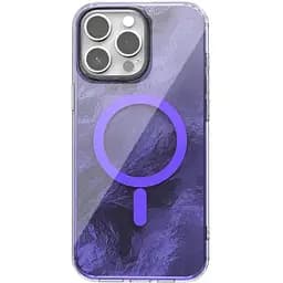 Чохол TPU Epik Shiny Mountain (MagFit) для Apple iPhone 14 Pro Max (6.7) Purple