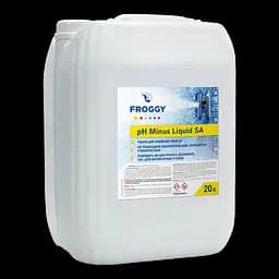 Рідкий засіб для зниження pH у басейні Froggy pH-Minus Liquid SA 20 л для підтримки правильного pH води