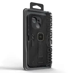 Чехол для TECNO Spark 40C 4G, Proover, черный, с подставкой и магнитом, противоударный, ударопрочный, бронированный, панель-накладка, защита всего корпуса, термополиуретан (TPU) + поликарбонат (PC), ArmorStandart (ARM87282) - мініатюра 3