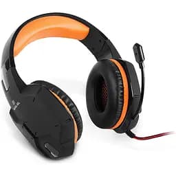 Ігрові навушники REAL-EL GDX-7700 Surround 7.1 Black/Orange (EL124100016) [112563] - мініатюра 3