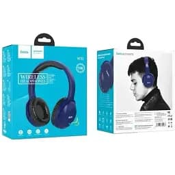 Гарнітура Hoco Bluetooth Stereo W33 Art sount BT blue - мініатюра 3