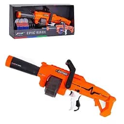 Автомат з 30 м'якими патронами і 3 паперовими мішенями, автоматичний та механічний режими роботи.