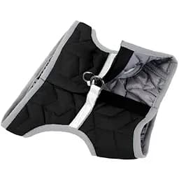 Шлея для собак м'яка AiryVest One, S1, 40-45х29-31 см, чорний (29411) - мініатюра 2