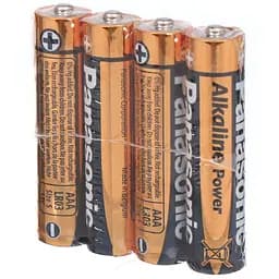 Батарейка PANASONIC LR03 Alkaline Power 1х4 шт.,shrink