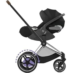Шасі Cybex e-Priam 4.0 з основою для сидіння Chrome Brown (521002349)