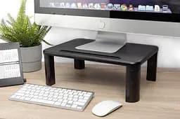 Digitus Підставка для монітора Ergonomic Monitor Riser, до 10кг, чорна - мініатюра 2